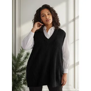 Max Colete PulĂŽver Tricot Plus Size Feminino Inverno Blusa Max Colete PulĂŽver Tricot Plus Size Feminino Inverno Blusa