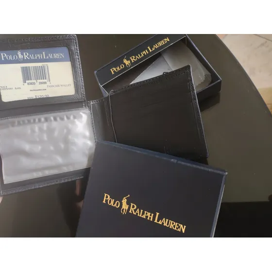 Billetera Polo Ralph Lauren Cartera Caballero Original Nueva