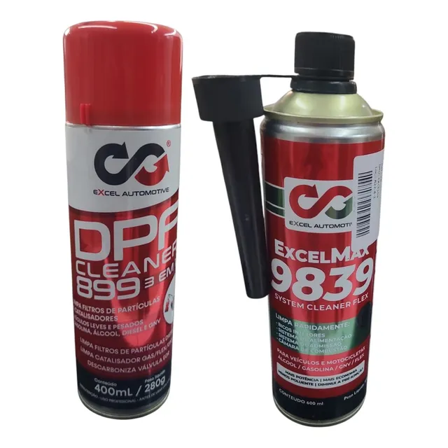 Kit Limpa Catalisador Dpf 899 3em1 Excel Max Cleaner Flex