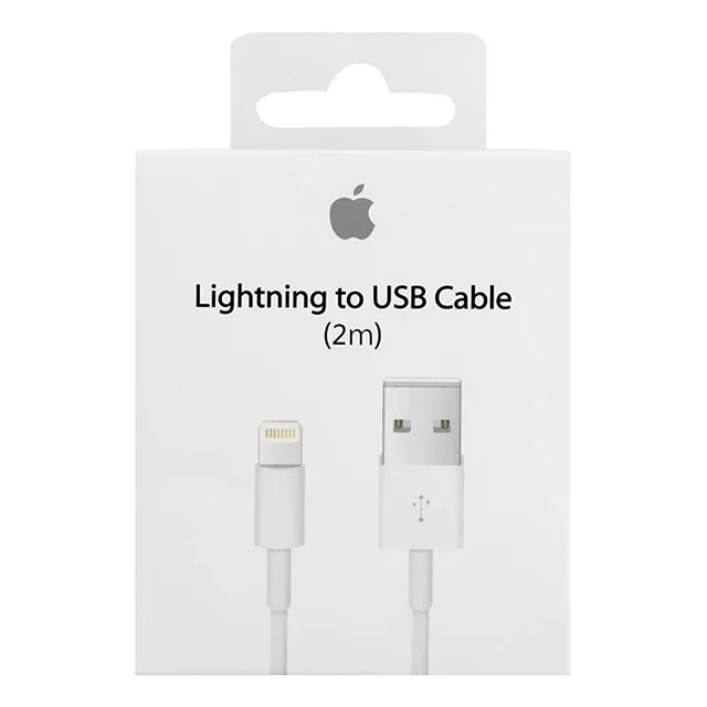 Cable De Carga Para iPhone Conector Lightning A Usb 2m Apple