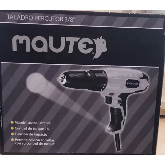 Taladro Percutor Maute 3/8 280w 110v Nuevo En Su Caja