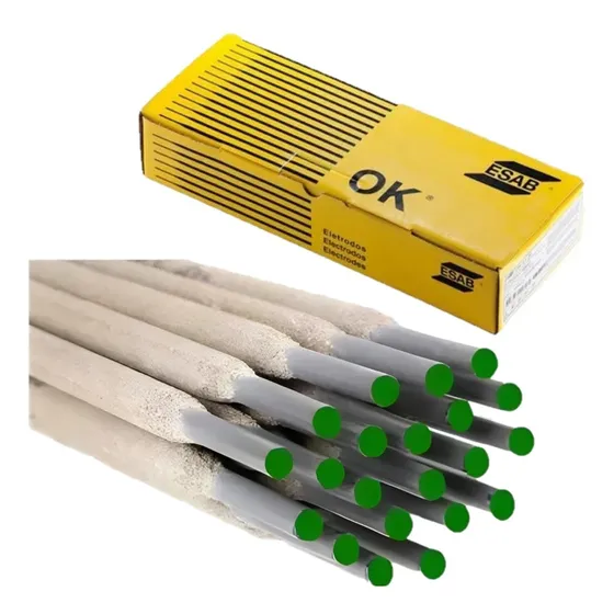 Electrodo 7018 Soldar Soldado Esab Ok 4,00mm X 20 Kg Verde