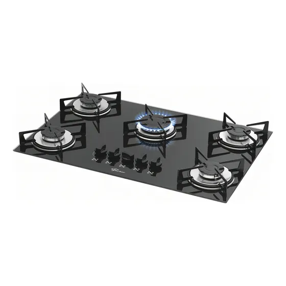 Fogão Cooktop 5 Bocas Gás Fischer 1642 127V/220V