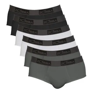 Kit 6 Cuecas Zorba Slip Comfort 674 Kit 6 Cuecas Zorba Slip Comfort 674