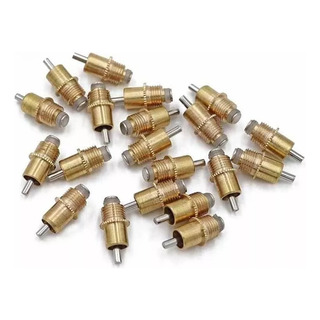 20 Bebedouro Niple Automatico Em Cobre Frango Coelho Codorna 20 Bebedouro Niple Automatico Em Cobre Frango Coelho Codorna