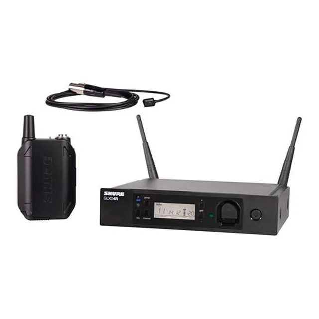 Micrófono Inalámbrico Digital De Solapa Shure Glxd14r/93 Color Negro