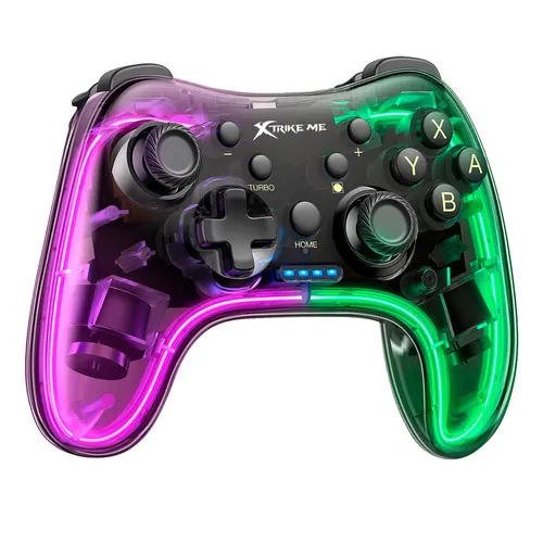 Joystick Xtrike Me Inalambrico Ps3 Ps4 Ios Pc Con Luces Dimm