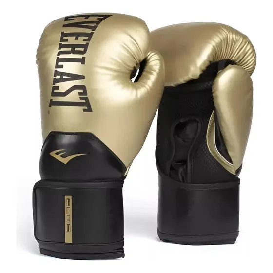 Guantes De Boxeo Everlast Elite 2 Boxing Gloves Dorado