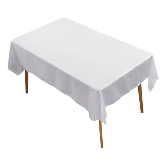 Mesa Rectangular De Tela De Sección Lisa De Color Liso
