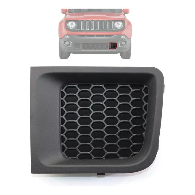 Moldura Grade Parachoque Jeep Renegade 2015 A 2021 Esquerdo