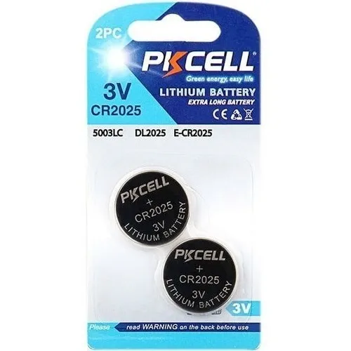 Pila Litio 3v Pkcell Cr2025 Pack 2 Und