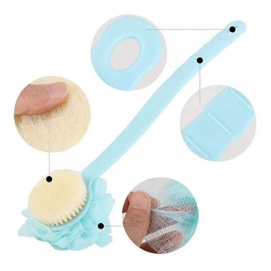 Cepillo Ducha Esponja Suave Espalda Segundo Marido Baño Freg