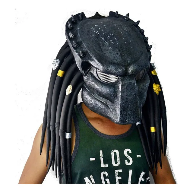 Q Casco De Depredador Para Disfraz De Halloween