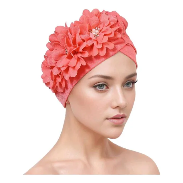 Gorro 3 Flores Elegante Y Cómodo