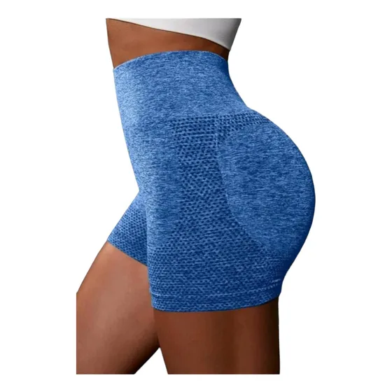 Short Biker Deportivo Banda Ancha En Cintura Space Dye