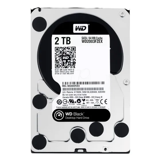 Western Digital Black 2tb Wd2003fzex Disco Rígido Tranza