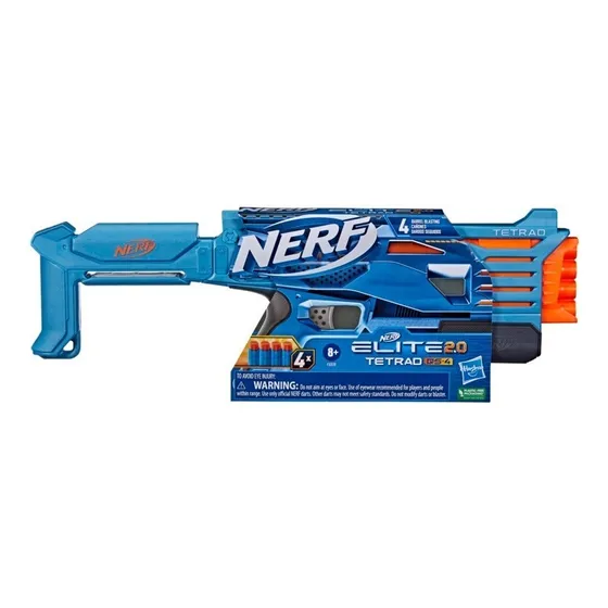Lanzador De Dardos Nerf Elite 2.0 Tetrad Qs-4 Hasbro F5026