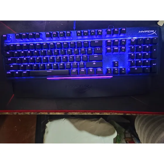 Teclado Gamer Hyperx Mars Rgb Com Switch Blue