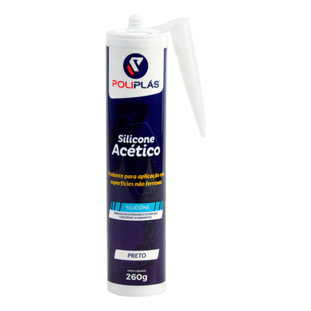Silicone Uso Geral Box Pia Acetico 260g Incolor Poliplas Silicone Uso Geral Box Pia Acetico 260g Incolor Poliplas