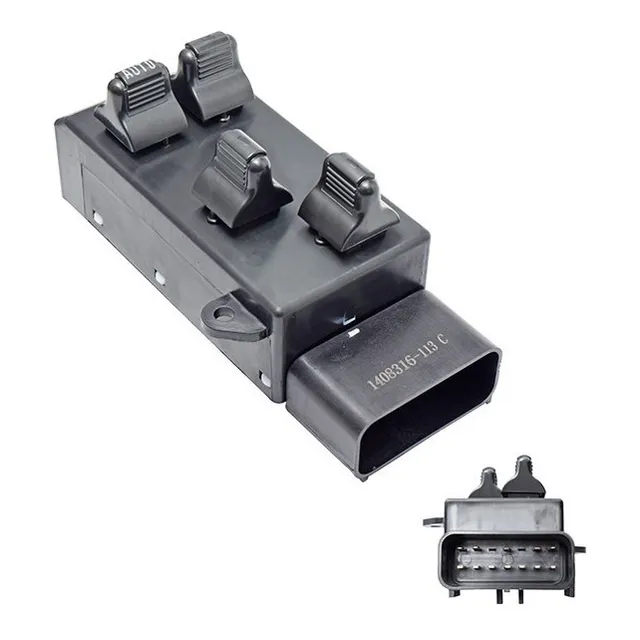 Control Elevador Negro Chrysler Voyager 96-00 Generica