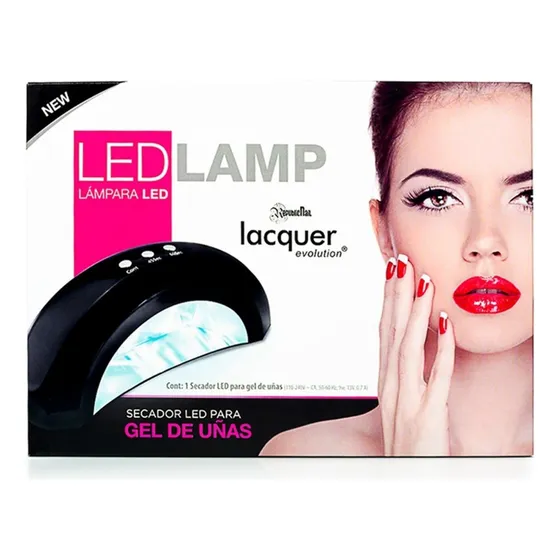 Lampara Led Uv Secador Gel Uñas Timer Republic Nail Lacquer