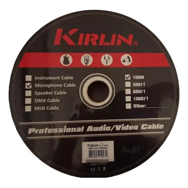 Rollo Cable Micrófono Mbc-24(100 Mts)