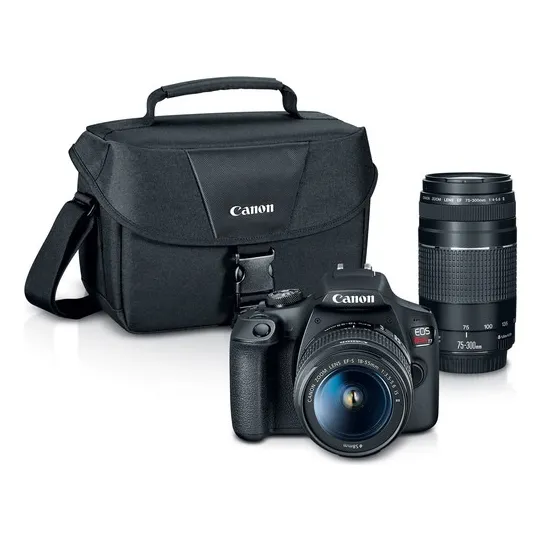 Canon Eos Rebel T7 Dslr Camera With 18-55mm And 75-300mm Dsr