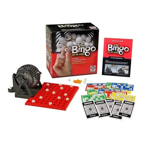 Juego Doble De Bingo Y Loteria Familiar Original De Ruibal