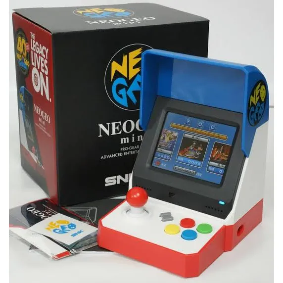 Consola SNK Neo Geo mini Standard color azul, blanco y rojo 2018