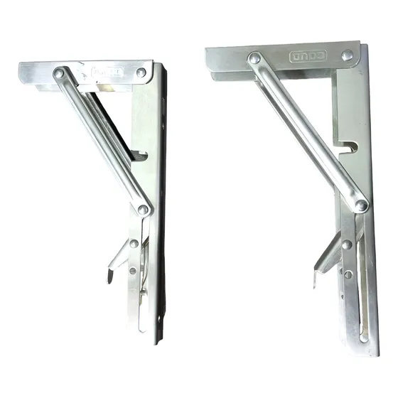 Soporte Para Repisas Plegables Acero Inox Pie De Amigo Par
