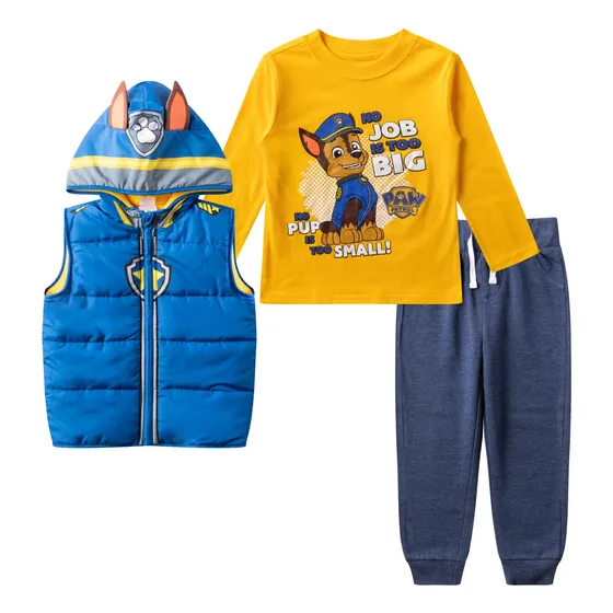 Ropa Paw Patrol: Camiseta De Manga Larga, Chaleco Y Chándal