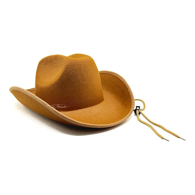 Sombrero Cowboy Marron Clásico Disfraces Cotillón