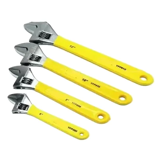 Set Llave Francesa De 4 Pzs Aislada 6 8 10 12 Pulgadas