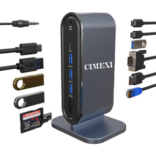 Docking Station Usb C Cimexi Hdmi 4k Vga Red Usbc Pd100w Docking Station Usb C Cimexi Hdmi 4k Vga Red Usbc Pd100w