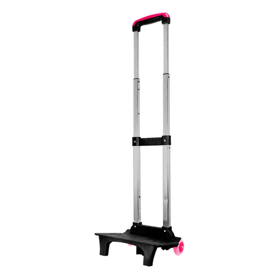 Carrito Porta Mochila Escolar Con Ruedas Slim Company para Primaria Carro De Transporte para bolsas y cajas Color Rosa 218060