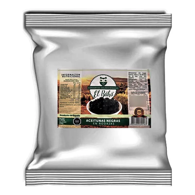 Aceitunas Negra Rodajas 1,8 Kg