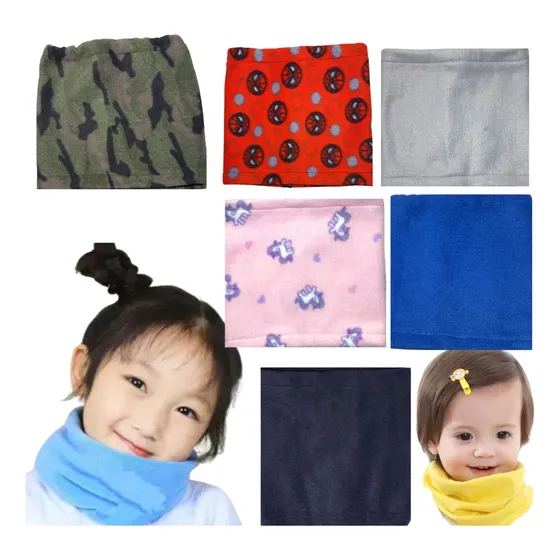 Cuello Bufanda Polar Ajustable  Para Niños Niñas  Bebe