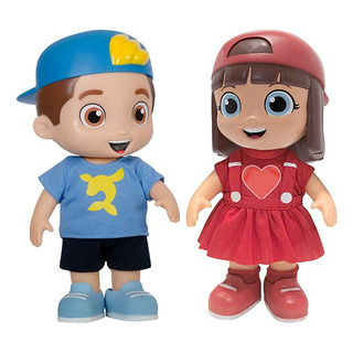 Kit Boneco Luccas Neto + Gi Neto Os Aventureiros Rosita 27cm Kit Boneco Luccas Neto + Gi Neto Os Aventureiros Rosita 27cm