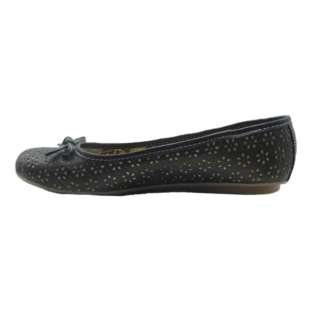 Zapatilla Ballerinas Troquelada Para Damas
