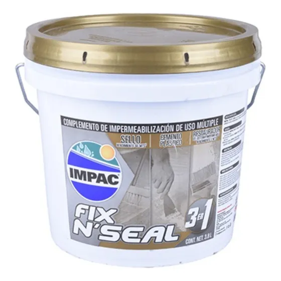 Impac Fix N Seal 3.8 L Sello Cemento Plástico Restaurador