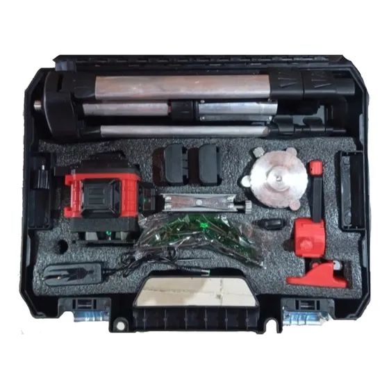 Nivel Laser Equus 16 Lineas Con 2 Baterias Recarg + Tripode