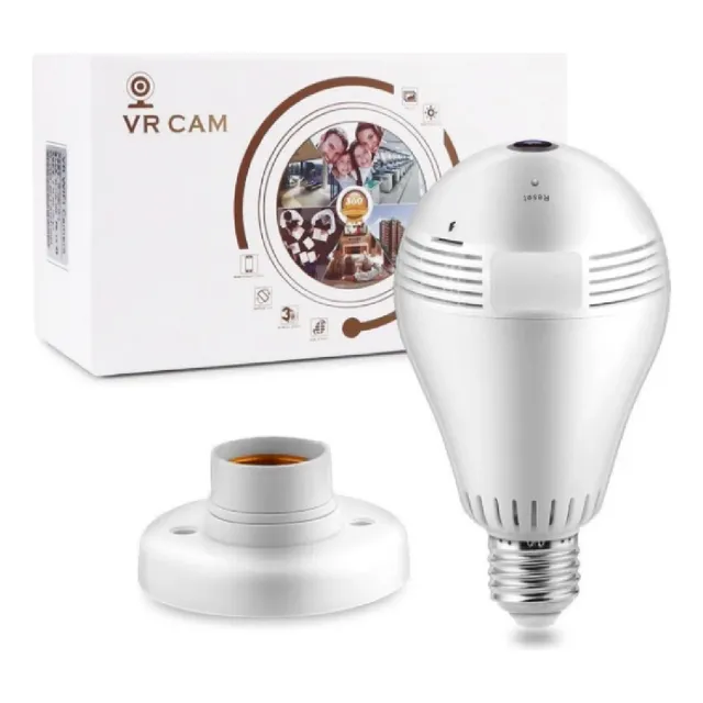Camara Dome 360 V380 Con Luz Wifi Ip 360 Vista Completa 