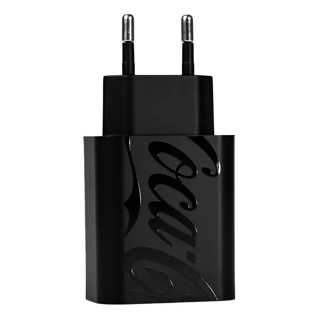Carregador Rápido Coca-cola Usb-cpd 20w Preto Original Iwill