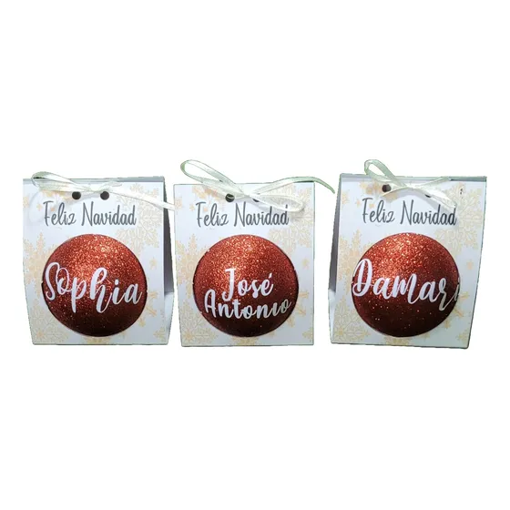 Esferas Navideñas Personalizadas 8 Cm 