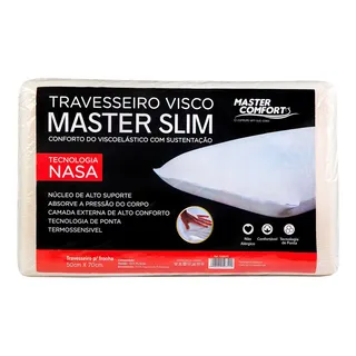Travesseiro Nasa Antialérgico Viscoelåstico Ortopédico Cor Branco Travesseiro Nasa Antialérgico Viscoelåstico Ortopédico Cor Branco