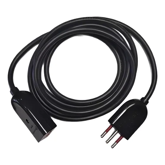 Alargue Con Cable 3x1mm 1 Metro De Largo