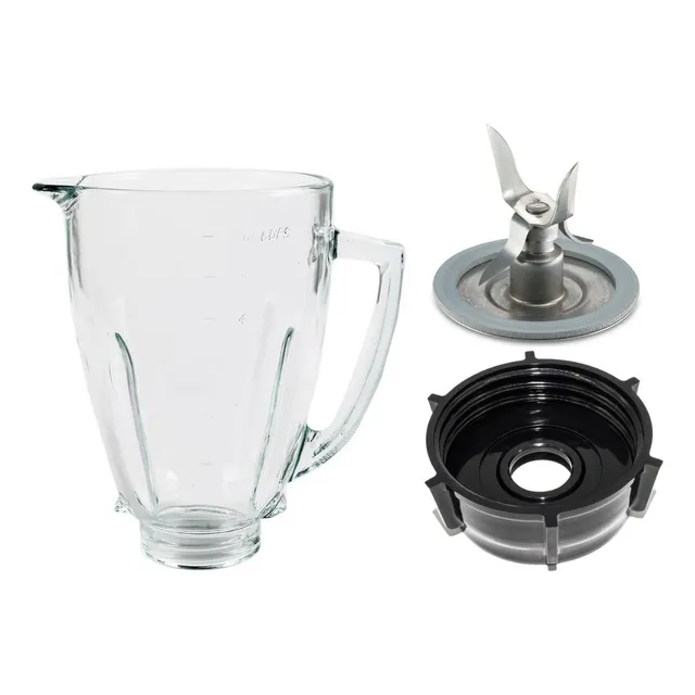 Kit Copo Liquidificador Oster De Vidro Redondo Base E Lâmina