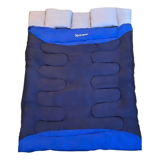 Saco De Dormir Dos Plazas Doble Wild Travel -5° +15° 3600g