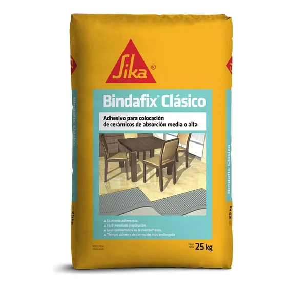 25kg Bindafix Clasico Cemento Adhesivo En Polvo Sika !