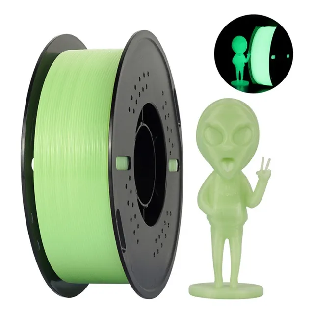 Filamento Pla Glow In The Dark 1.75mm Impresora 3d Verde
